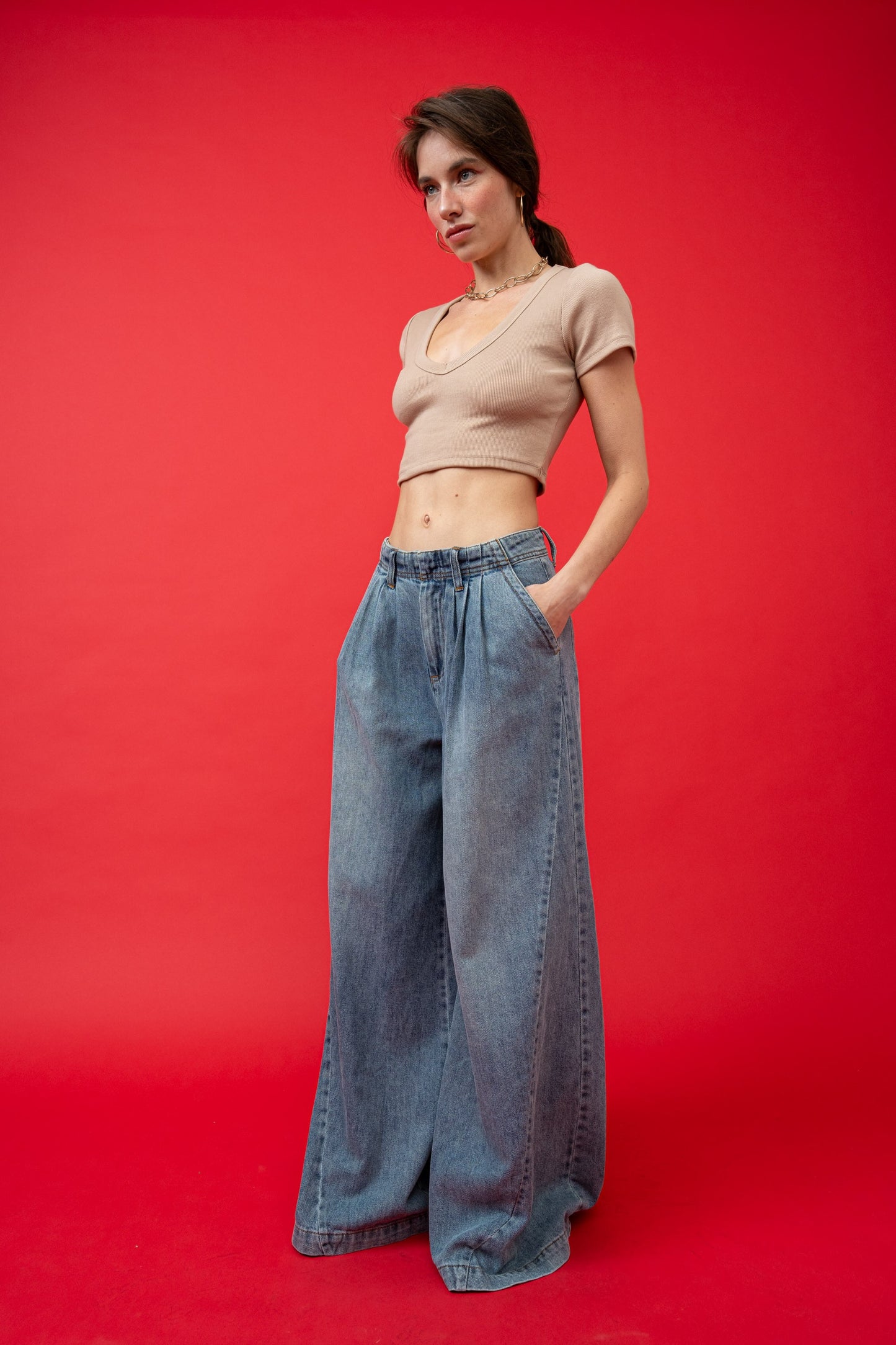 TIANA WIDE LEG JEANS