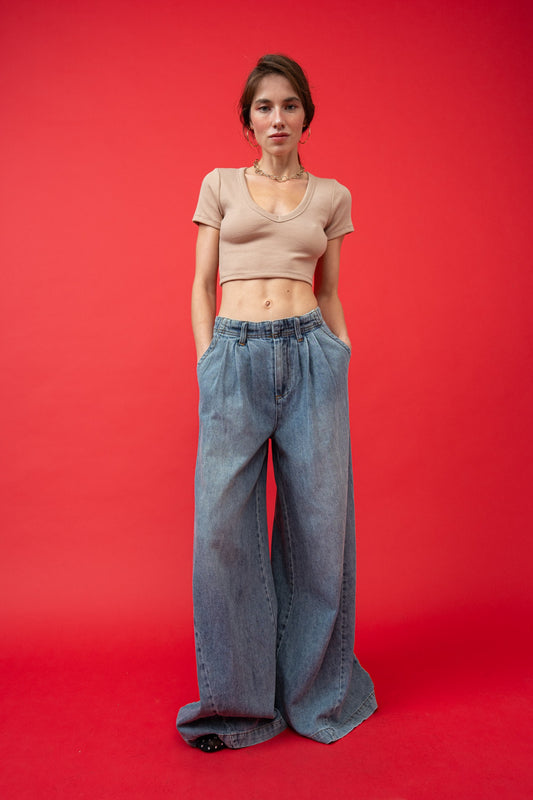 TIANA WIDE LEG JEANS
