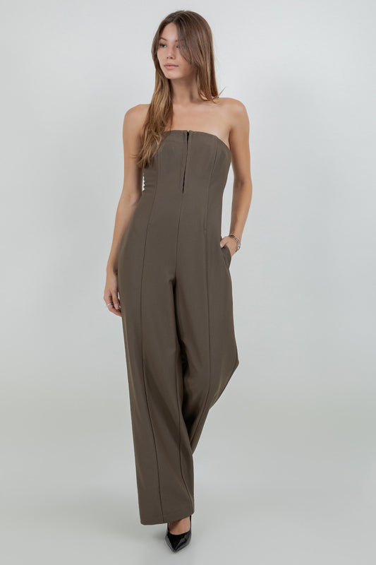ROSALIA JUMPSUIT ( OLIVE)