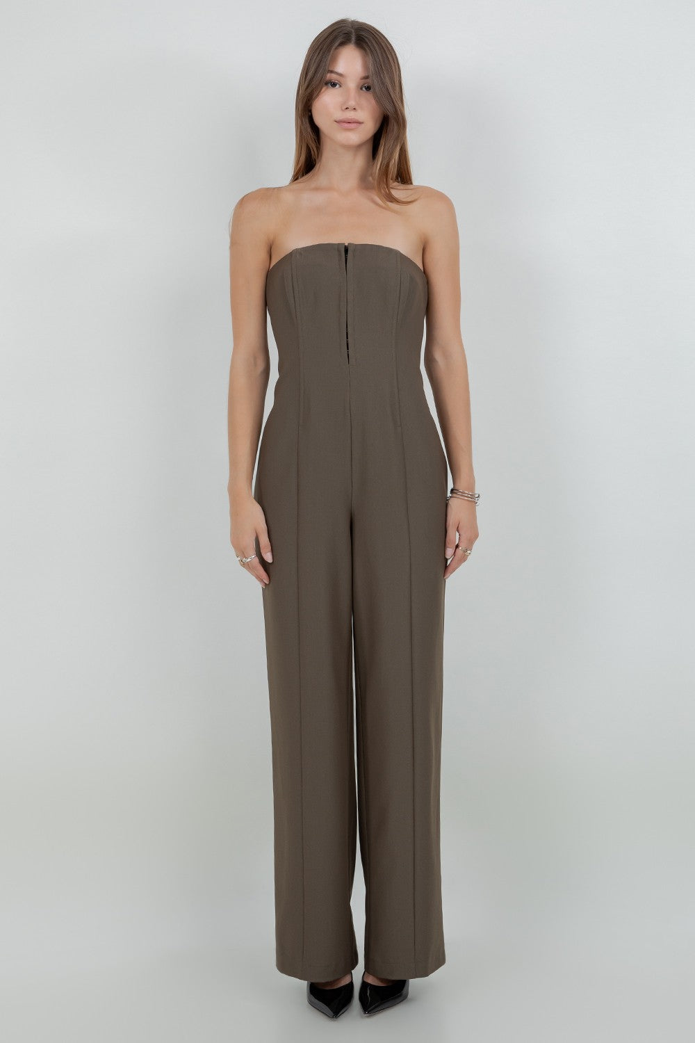 ROSALIA JUMPSUIT ( OLIVE)