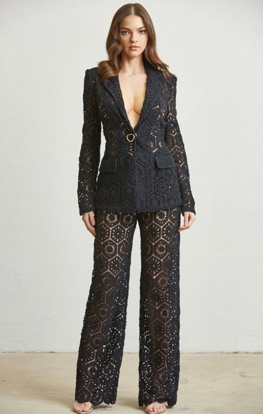 PIA BLAZER-PANT SET