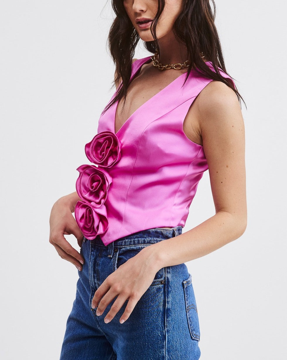 ROSIE SATIN VEST