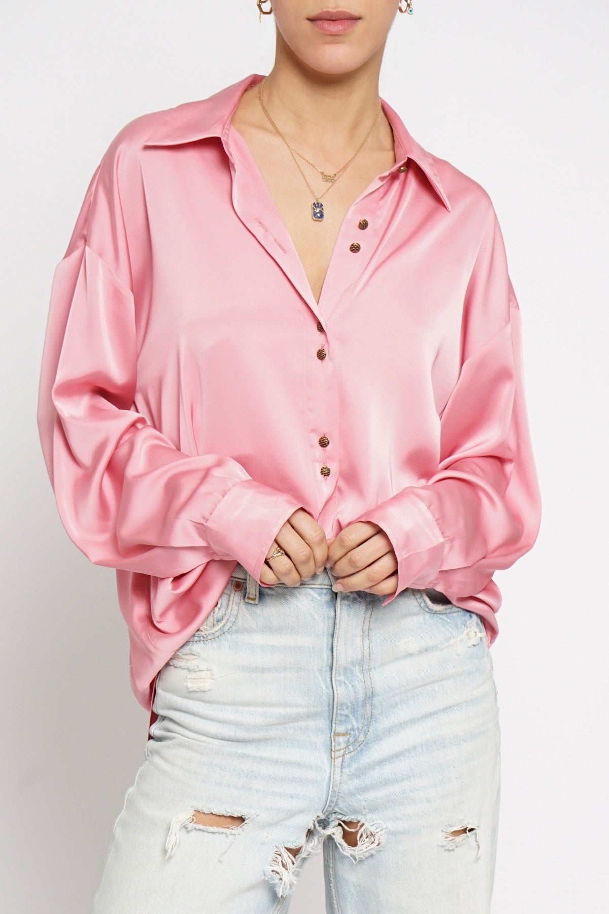 CELESTE SATIN TOP