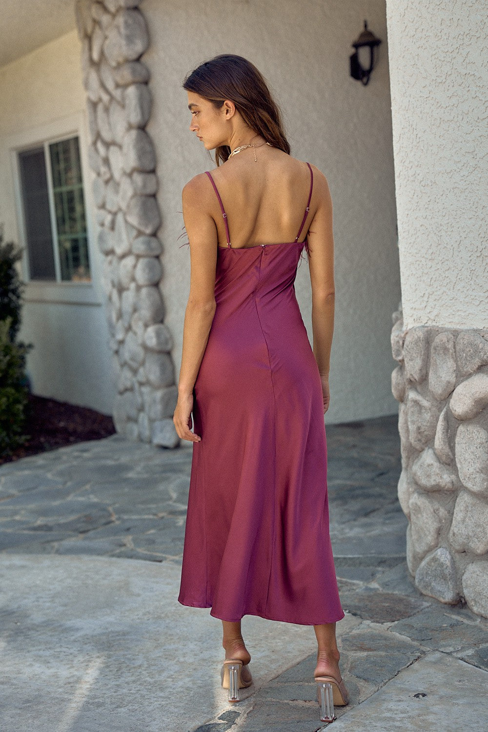 SERENE SATIN DRESS