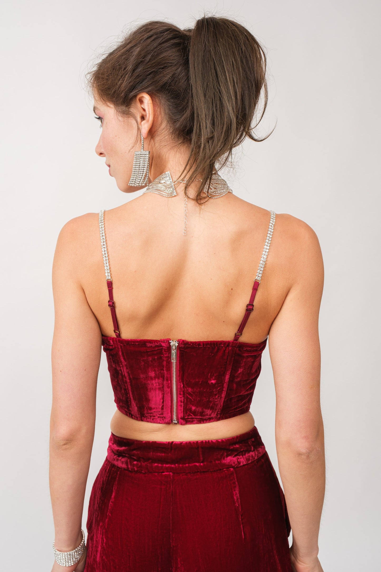 SCARLET VELVET SET